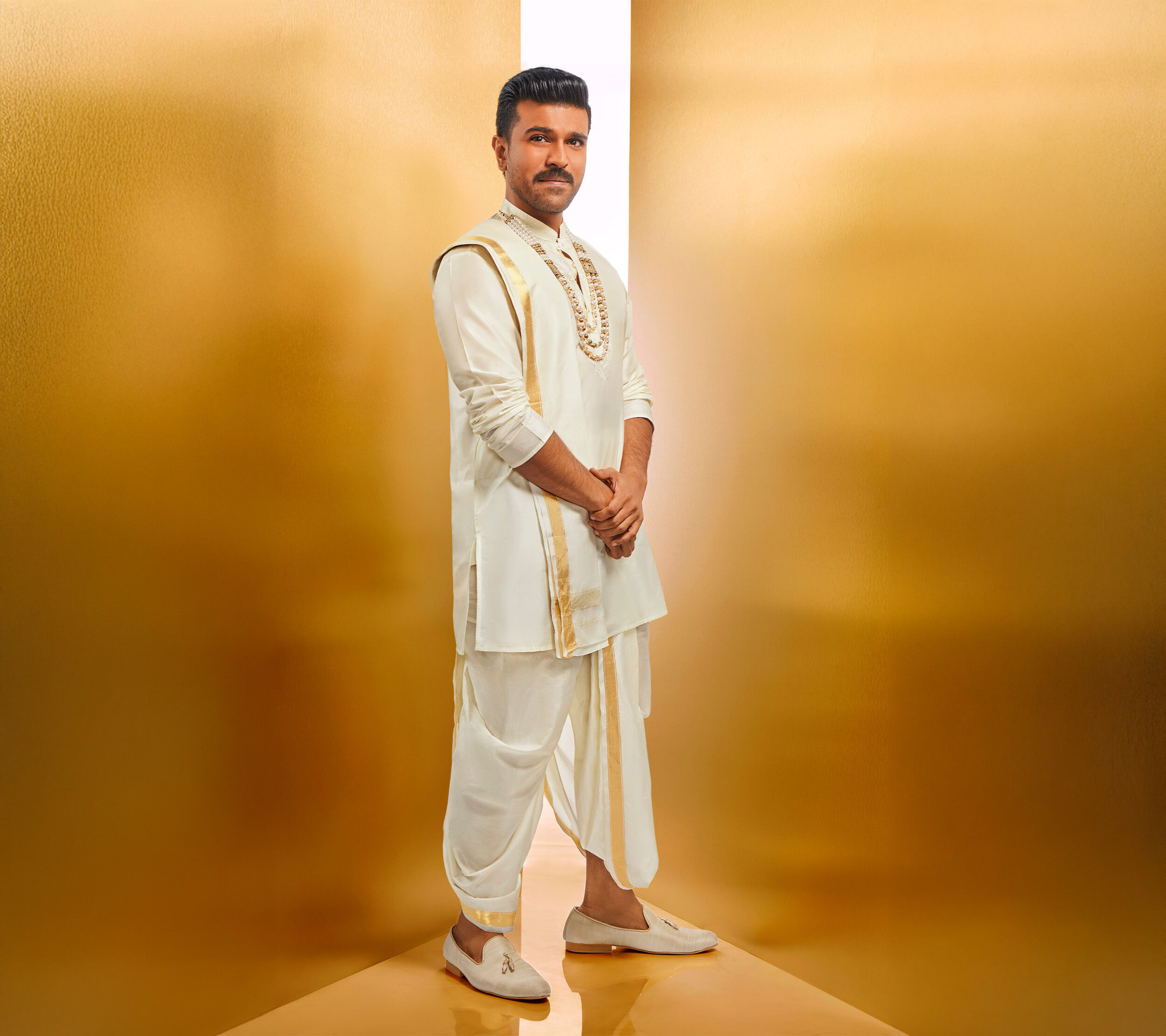 A groom in sherwani for his wedding